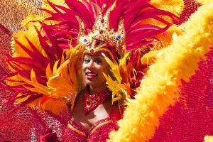 carnival, woman, costume